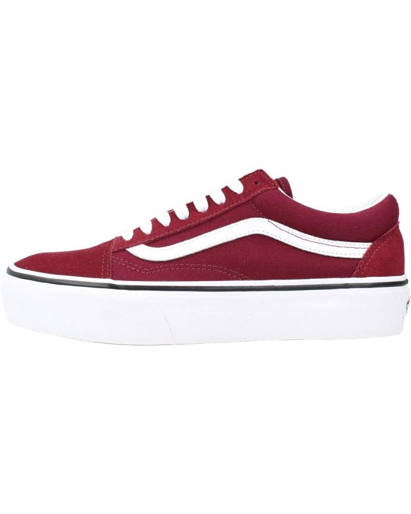 Deportivas de Mujer y Niña y Niño VANS OFF THE WALL OLD SKOOL BURDEOS