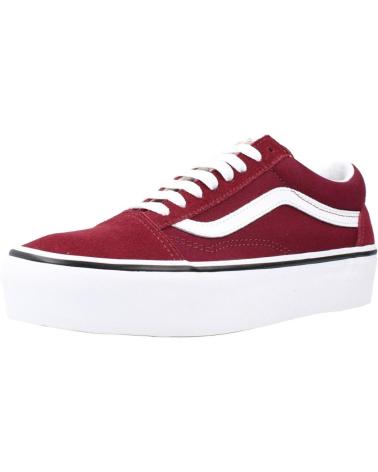 Deportivas de Mujer y Niña y Niño VANS OFF THE WALL OLD SKOOL BURDEOS