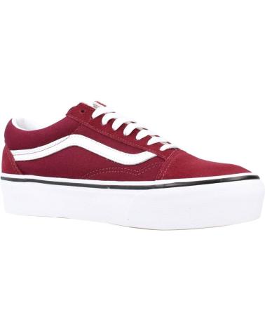 Deportivas de Mujer y Niña y Niño VANS OFF THE WALL OLD SKOOL BURDEOS