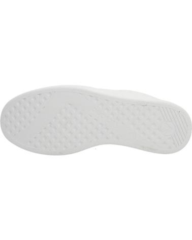 VICTORIA TRAINERS 1125104 WHITE LEATHER WITH ANTHRACITE GLITTER HEEL BLANCO