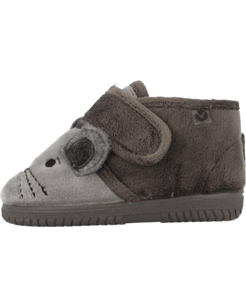 girl and boy House slipers VICTORIA 105119  GRIS