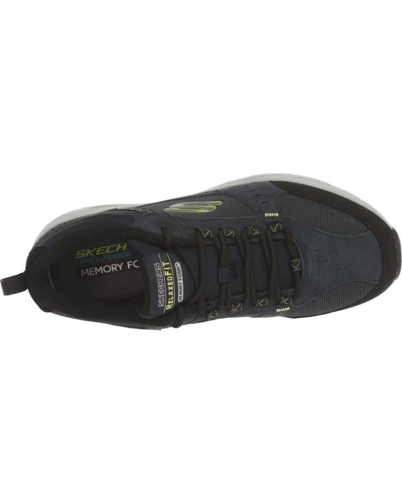 Sports-Shoes-De-Hombre-SKECHERS-OAK-CANYON-AZUL