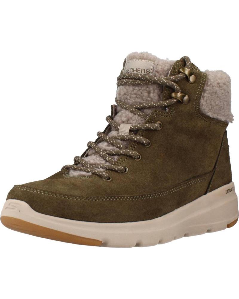Mid Boots De Mujer SKECHERS GLACIAL ULTRA WOODLANDS VERDE