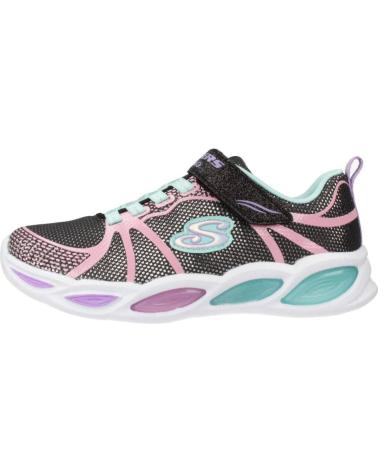 girl Trainers SKECHERS SHIMMER BEAMS-SPORTY GLOW  NEGRO