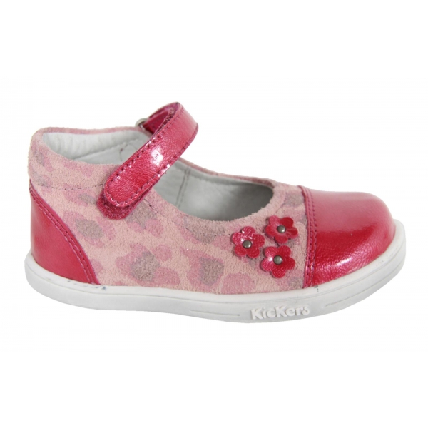 Schuhe KICKERS  für Mädchen 413500-10 TREMIMI  ROSE LEOPARD