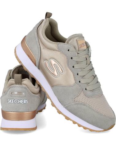 Sapatilhas de Mulher SKECHERS 111 OG 85 - GOLDN GURL SNEAKE TAUPE