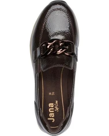 MOCASSINS VEGAN POUR FEMMES JANA 24766 NEGRO