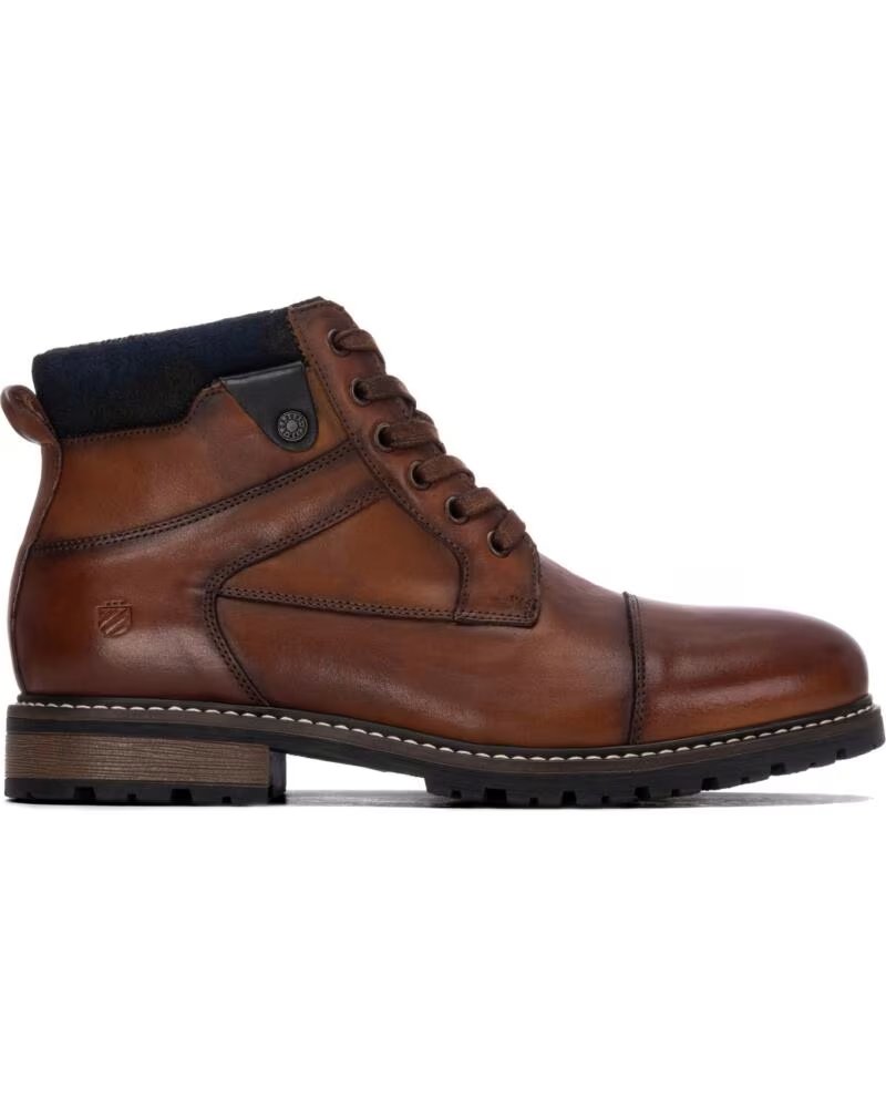 CARMELA BotIn de hombre 164197 Camel MARRóN