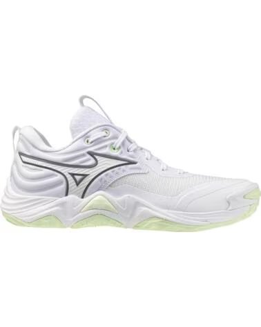 CHAUSSURES MIZUNO WAVE MOMENTUM ELITE POUR HANDBALL ET VOLLEYBALL BLANCO