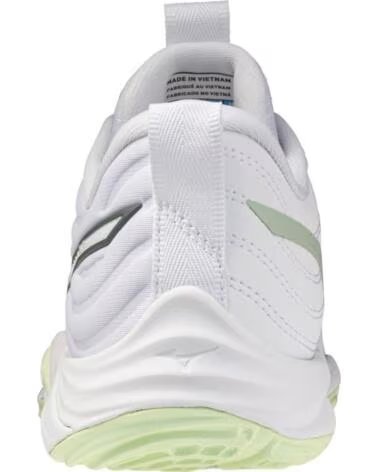 CHAUSSURES MIZUNO WAVE MOMENTUM ELITE POUR HANDBALL ET VOLLEYBALL BLANCO