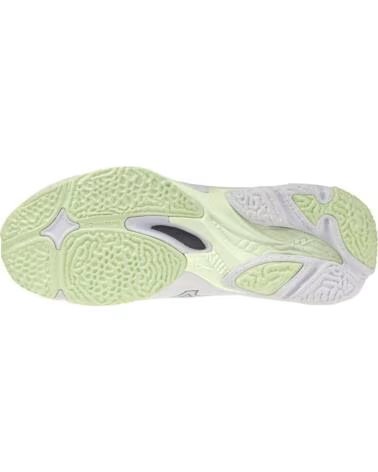 MIZUNO WAVE LIGHTNING ELITE HANDBALL AND VOLLEYBALL SHOES IN WHITE BLANCO