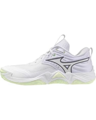 CHAUSSURES MIZUNO WAVE MOMENTUM ELITE POUR HANDBALL ET VOLLEYBALL BLANCO