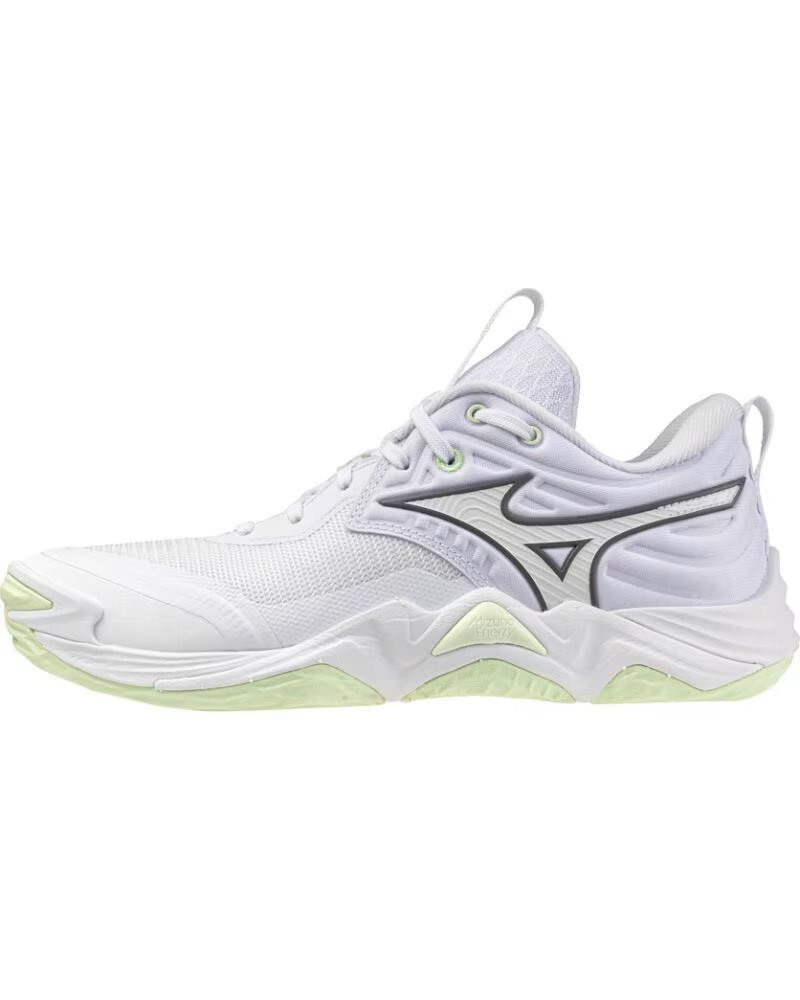 CHAUSSURES MIZUNO WAVE MOMENTUM ELITE POUR HANDBALL ET VOLLEYBALL BLANCO