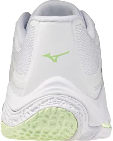 MIZUNO WAVE LIGHTNING ELITE HANDBALL AND VOLLEYBALL SHOES IN WHITE BLANCO