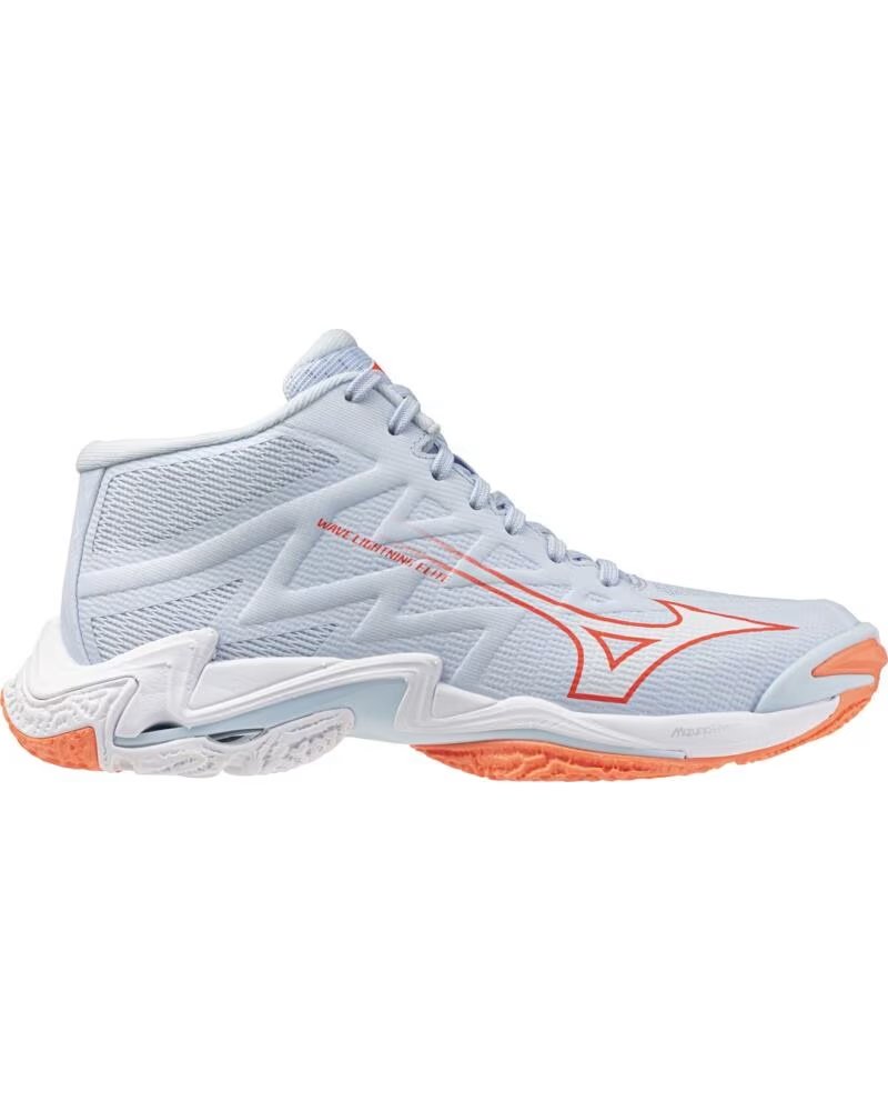ZAPATILLAS MIZUNO WAVE LIGHTNING ELITE MID PARA BALONMANO Y VOLEIBOL AZUL