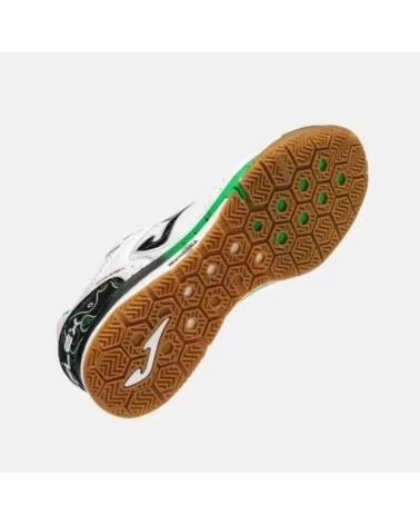 JOMA Zapatillas Top-flex Rebound Blanca y Verde BLANCO