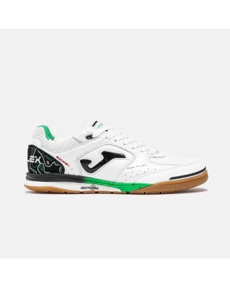 JOMA Zapatillas Top-flex Rebound Blanca y Verde BLANCO