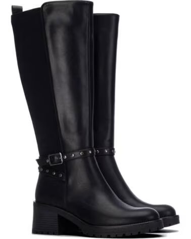 XTI Botas de Tacon Mujer 146081 Negro NEGRO