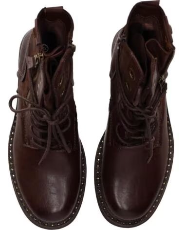 CHIKA10 OLIMPIA 01 WOMEN´S FAUX LEATHER ANKLE BOOTS MARRON-BROWN