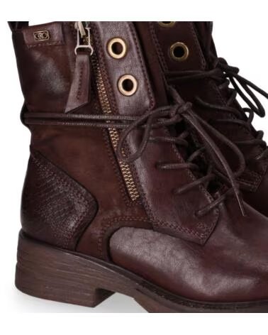 CHIKA10 OLIMPIA 01 WOMEN´S FAUX LEATHER ANKLE BOOTS MARRON-BROWN