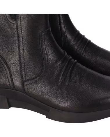 CHIKA10 RE JACARANDA 04 BOTAS DE PIEL NEGRAS PARA MUJER NEGRO-BLACK