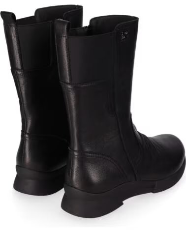 CHIKA10 RE JACARANDA 04 BOTAS DE PIEL NEGRAS PARA MUJER NEGRO-BLACK