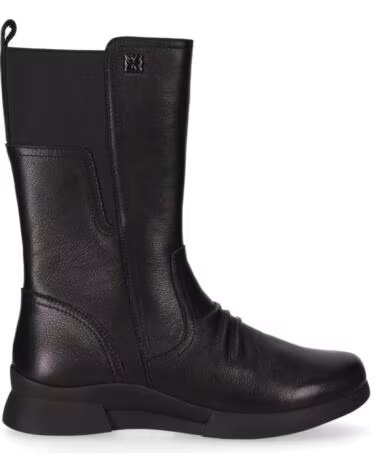 CHIKA10 RE JACARANDA 04 BOTAS DE PIEL NEGRAS PARA MUJER NEGRO-BLACK