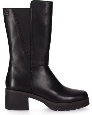 CHIKA10 RE NENUFAR 01 BOTAS DE COURO PARA MULHER NEGRO-BLACK
