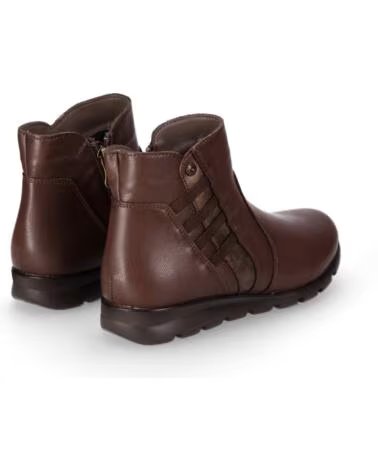 CHIKA10 ST AZULADO 02 BOTTINES CUIR PLAT MARRON MARRON-BROWN