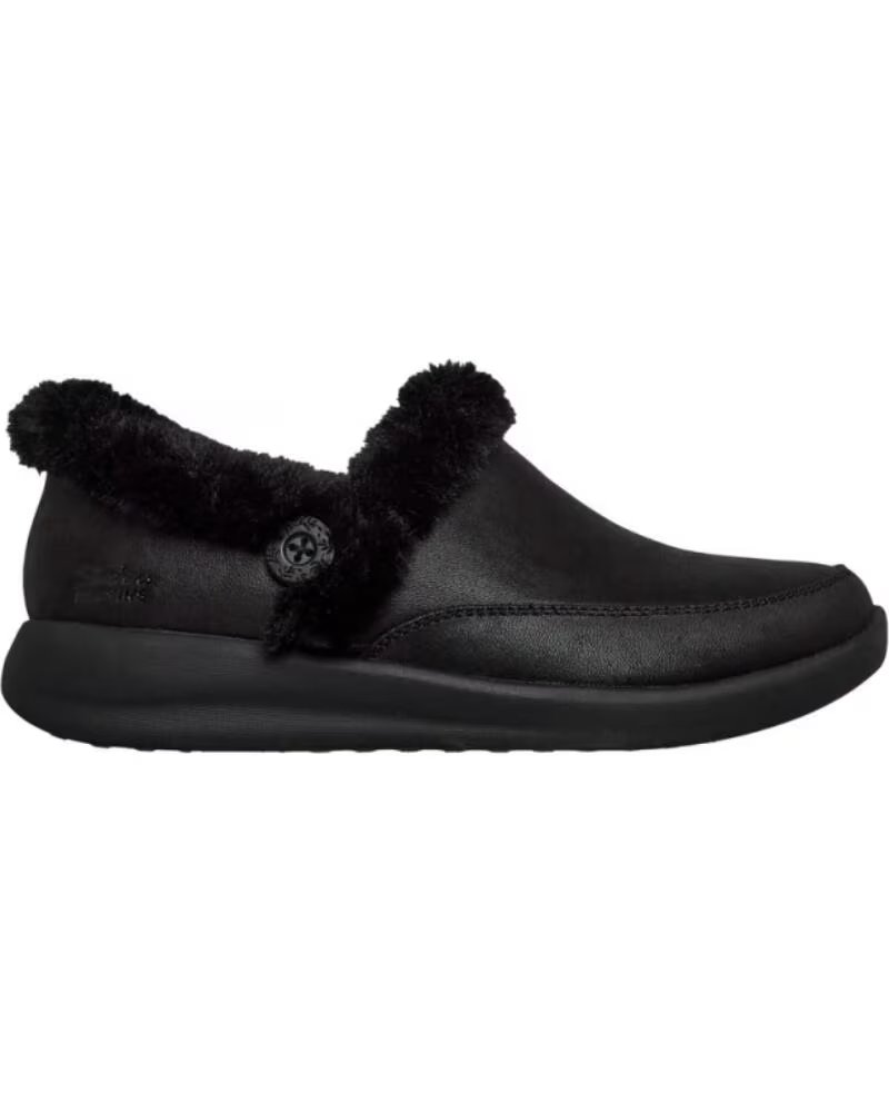 SKECHERS SLIP-INS COZY ESCAPE WOMEN´S SLIPPERS NEGRO