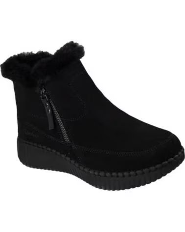 SKECHERS STIVALETTI BASSI WILSHIRE BLVD - FRESH ZIP NERO NEGRO