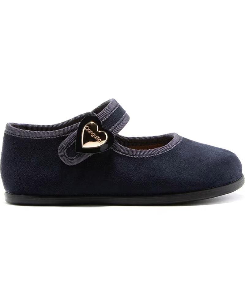 CONGUITOS BAILARINAS PARA CHICA COSH314001 HEART SUEDE NAVY