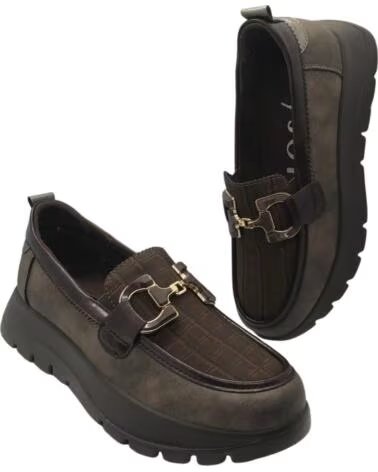 MYSOFT SAPATOS MOCASSIM FEMININO 26M629 MARROM MARRON