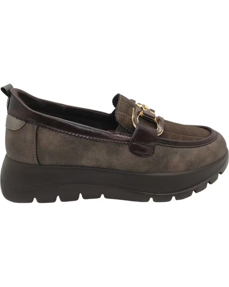 MYSOFT SAPATOS MOCASSIM FEMININO 26M629 MARROM MARRON