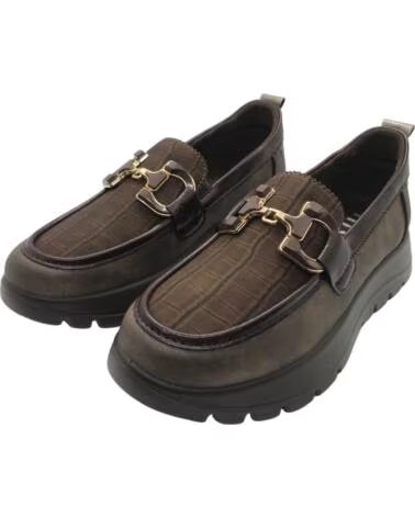 MYSOFT SAPATOS MOCASSIM FEMININO 26M629 MARROM MARRON