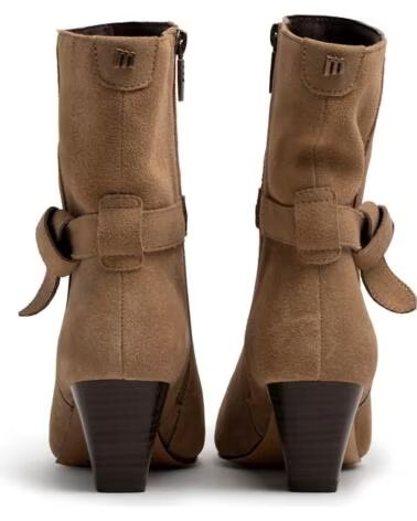 BOTTINES À TALONS MTNG 55998 BEIGE