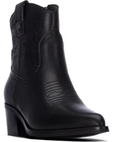 CARMELA BOTTINES COUNTRY EN CUIR 164391 NEGRO