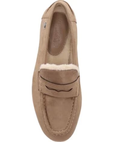MOCASSINS RASOS FEMININOS CHIKA10 LAMBADA 01 TAUPE TAUPE-TAUPE