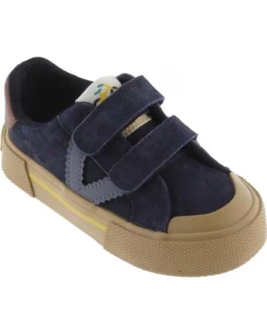 KINDER SNEAKERS TRIBU KLETTVERSCHLUSS VELOURSLEDER 1065201 MARINEBLAU MARINO