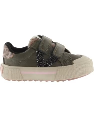 VICTORIA GIRLS SNEAKERS TRIBU STRAPS METALLIC 1065202 KAKI