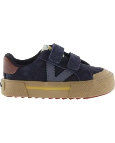 KINDER SNEAKERS TRIBU KLETTVERSCHLUSS VELOURSLEDER 1065201 MARINEBLAU MARINO