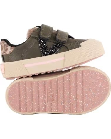 VICTORIA GIRLS SNEAKERS TRIBU STRAPS METALLIC 1065202 KAKI