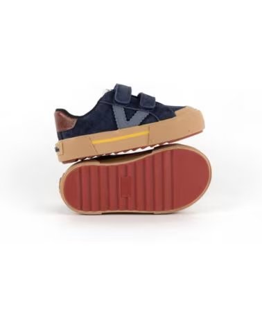 KINDER SNEAKERS TRIBU KLETTVERSCHLUSS VELOURSLEDER 1065201 MARINEBLAU MARINO