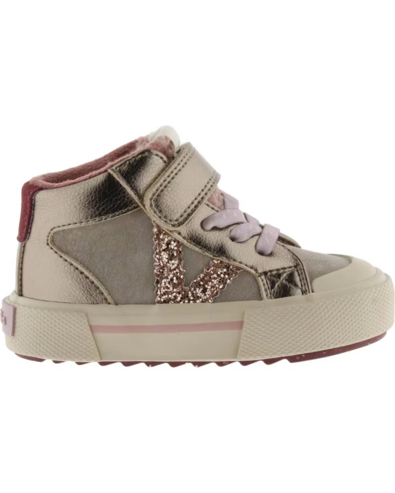 VICTORIA HIGH-TOP-SNEAKER TRIBU RIEMEN UND ELASTIK 1065203 NUDE