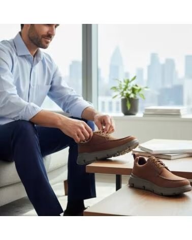TIMBOS ZAPATO CASUAL DE HOMBRE CAMEL 133609 MARRóN