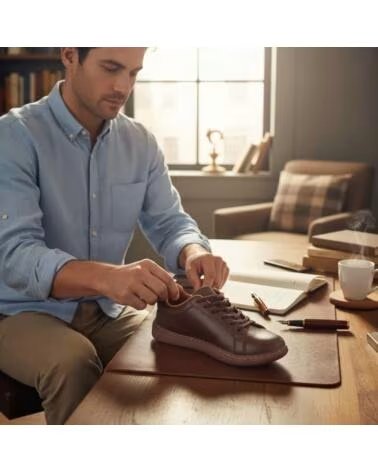 TIMBOS MEN´S BAREFOOT SPORTS SHOES BROWN 133546 MARRóN