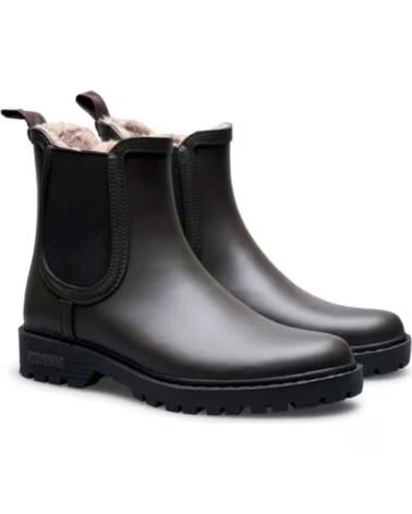 VERBENAS BOTAS DE AGUA MUJER GAUDI FUR SMOOTH MARRÓN
