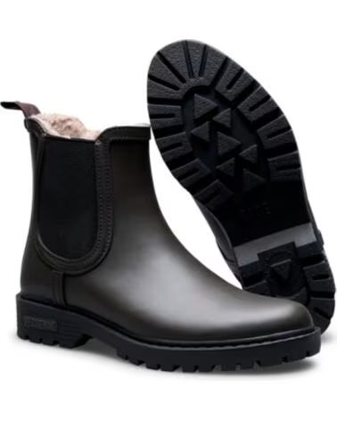VERBENAS BOTAS DE AGUA MUJER GAUDI FUR SMOOTH MARRÓN