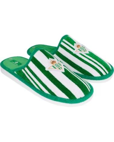 SEVILLAS PANTOUFLE ENFANT REAL BETIS BALOMPIE EN COTON AVEC SEMELLE EVA ANTIDÉRAPANTE VERDE