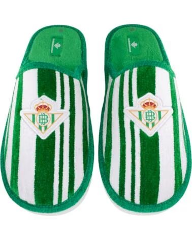 SEVILLAS PANTOUFLE ENFANT REAL BETIS BALOMPIE EN COTON AVEC SEMELLE EVA ANTIDÉRAPANTE VERDE